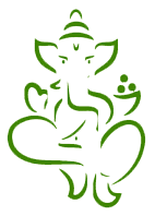 Elefant grün Yoga